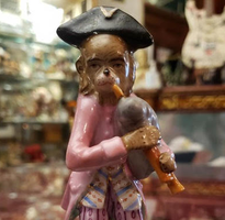 Meissen Style Bagpipe Player 